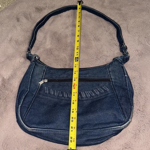 Vintage Denim Shoulder Bag - Picture 4 of 9